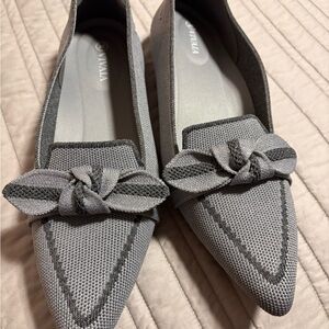 Vivaia Women's Elegant Gray Loafers